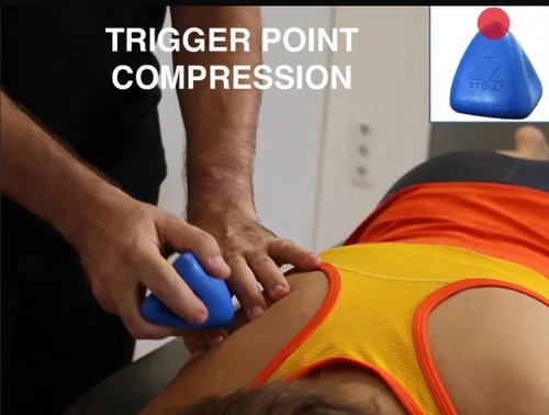 Vista 6 de Herramienta de auto-masaje para el dolor de cuello, espalda y cuerpo completo – Diseño fisioterapeuta, alivio específico 3 en 1, premium y portátil