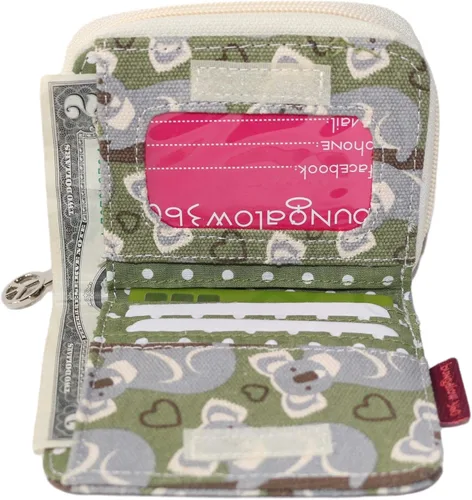 Vista 4 de bungalow 360 Billfold - Cartera vegana, Koala Bear, Cartera estilo billetera