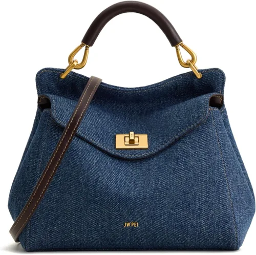 Vista 34 de JW PEI Bolso Lucia Classic Top para Mujer Negro