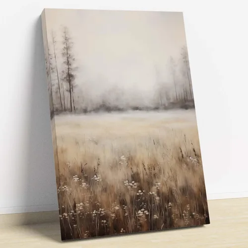 Vista 8 de Dthllay Impresiones Vintage de Bosque Paisaje Vintage Arte de Pared en Lienzo Cuadro Neutro Pintura Abstracta de Bosque Arte de Pared de Paisaje