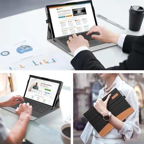 Vista 8 de Fintie - Funda para Microsoft Surface Pro 7 Plus, Pro 7/6/5/4/3 de 12,3 pulgadas