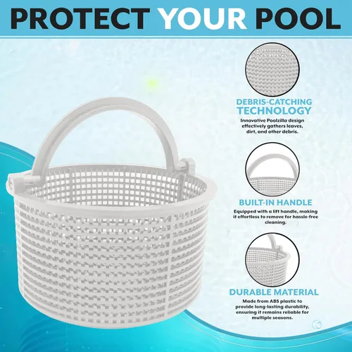 Vista 6 de Poolzilla SPX1096CA Reemplazo del conjunto de la cesta, compatible con desnatadores automáticos Hayward seleccionados