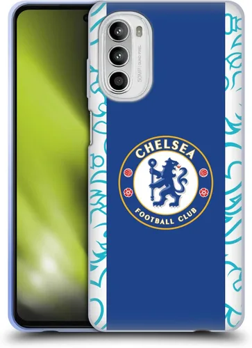 Vista 8 de Head Case Designs Officially Licensed Chelsea Football Club Away 2022/23 Kit Soft Gel Case Compatible with Motorola Moto G52