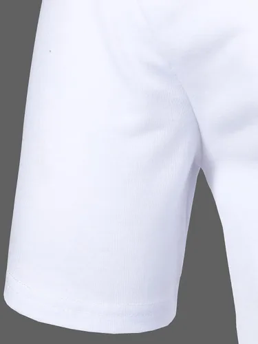 Vista 5 de SheIn Polo de golf para hombre, de ajuste delgado, manga corta, cuello con botones