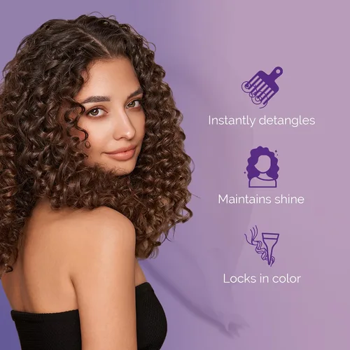 Vista 3 de Curl Keeper Acondicionador en crema para cabello rizado, 3.4 onzas líquidas, acondicionador diario ligero para todo tipo de rizos, hidratante