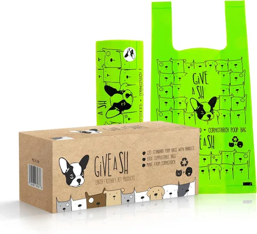 Vista 10 de Certified Home - Bolsas compostables para excrementos de perro con asas