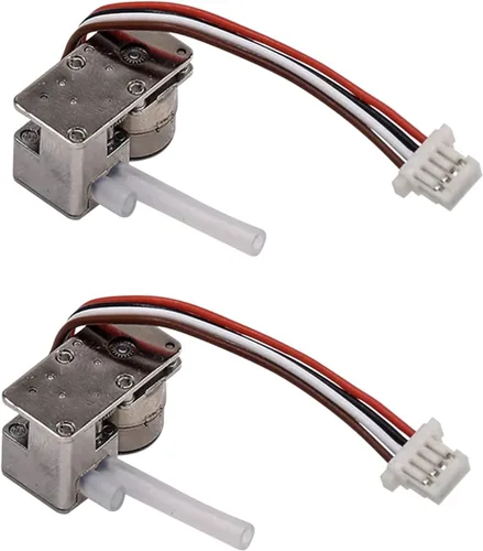 Vista 20 de CHANCS Mini bomba peristáltica de motor paso a paso de precisión de 0.315 in DC 3 V 5 V 3.7 V Caja de engranajes de metal completo Bomba de líquido