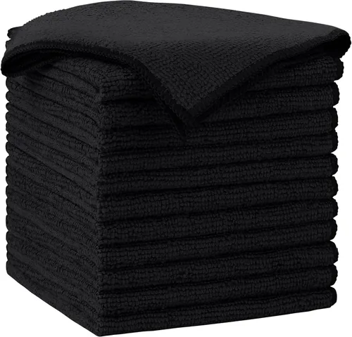 Vista 23 de AIDEA Paquete de 8 paños de limpieza de microfibra, toallas de microfibra suave para automóviles, trapos de limpieza absorbentes, sin pelusas, sin