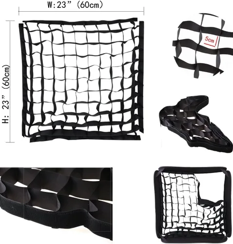Vista 3 de Godox Panal Eggcrate Soft Red para 24" 60 x 60 cm Softbox (sólo 60 x 60 cm Grid)