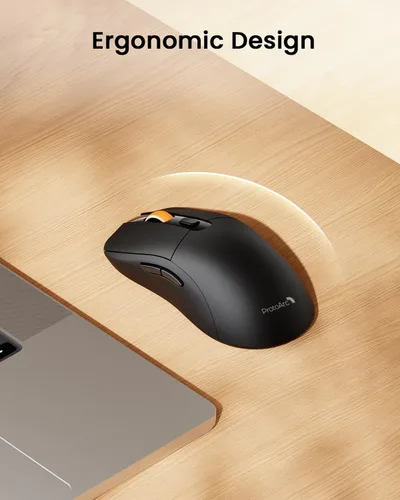 Vista 7 de ProtoArc Mouse inalámbrico Bluetooth para MacBook Pro/Air, mouse USB C, EM15 recargable y ligero, portátil para laptop, iPad, tableta, Chromebook