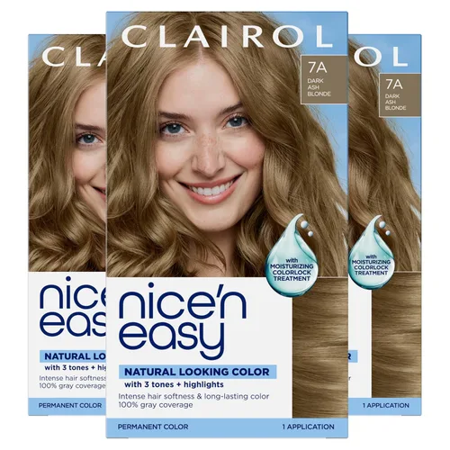 Vista 54 de Clairol Nice'n Easy Tinte Permanente para el Cabello, 11 Rubio Ultra Claro, Paquete de 3