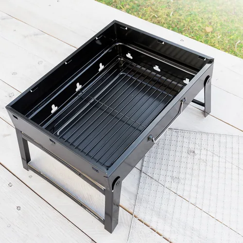 Vista 8 de Barbacoa Plegable Portátil para Carbón BearBQ InnovaGoods