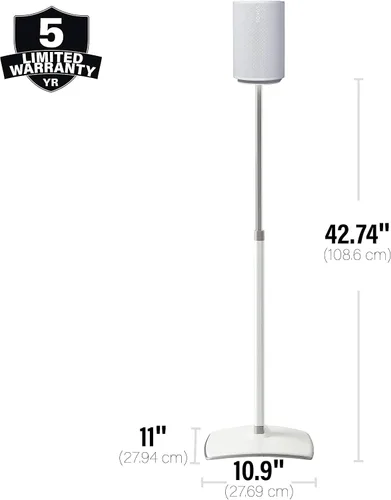 Vista 5 de SANUS Soporte de altavoz de altura ajustable