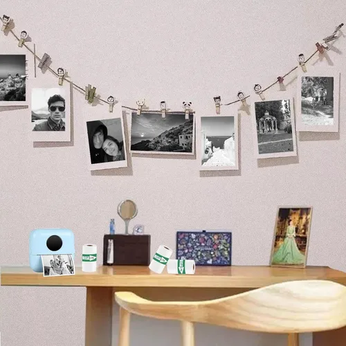 Vista 7 de 10 rollos de papel térmico autoadhesivo para impresora adhesiva sticker