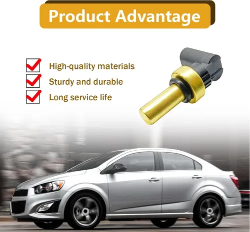 Vista 3 de 55591401 Sensor de temperatura del refrigerante, compatible con Chevy Trax Crvze Sonic Bvlck Encore 2011 2012 2013 2014 2015 2016 2017, reemplaza