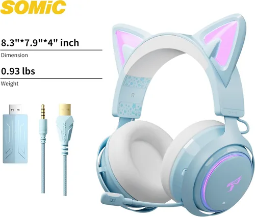 Vista 9 de SOMIC Auriculares GS510PRO con micrófono