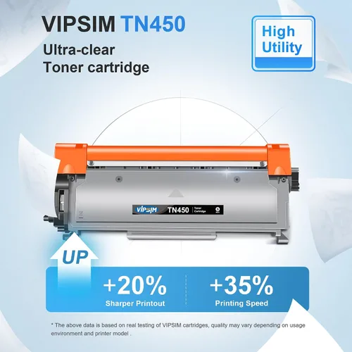 Vista 4 de TN450 - Cartucho de tóner para impresora Brother, repuesto para Brother TN450 TN420 TN-450 TN-420 a compatible con HL-2270DW HL-2280DW HL-2230