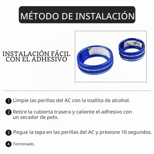 Vista 7 de CARFIB Calcomanías de Perillas de Volumen de AC para Chevrolet Chevy Equinox LT Accesorios Control de Aire Push Auto Sync Calcomanías Tapas