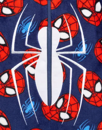 Vista 7 de Marvel Spider-Man - Mameluco de superhéroe para niños, Azul