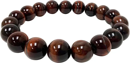Vista 61 de Gem Avenue Handmade Round Bead Stretch Bracelet Unisex Natural Stone Beaded Jewelry for Men & Women, Elastic Wristband for Daily Wear