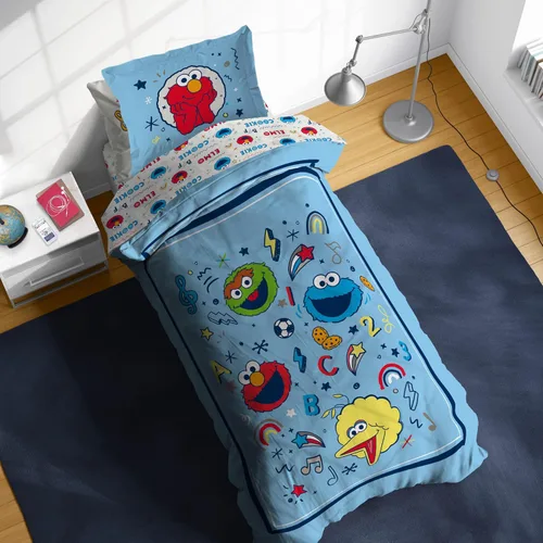 Vista 50 de Juego de edredón para niños Sunny Side Up incluye sábanas y fundas de almohada - Juego de cama suave y acogedor para una decoración elegante
