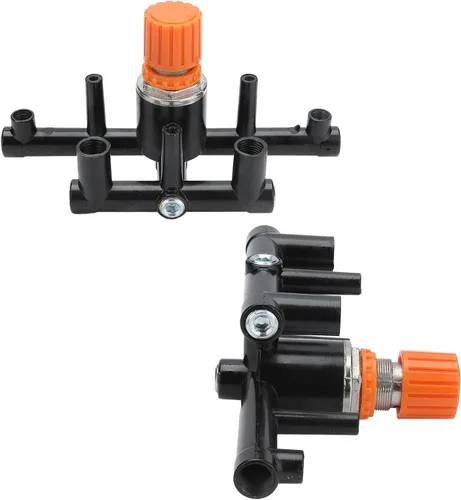 Vista 6 de Pieza de ajuste de válvula reguladora de presión, accesorios de interruptor de compresor de aire, fácil de reemplazar duradero M5 G1/4 G1/8