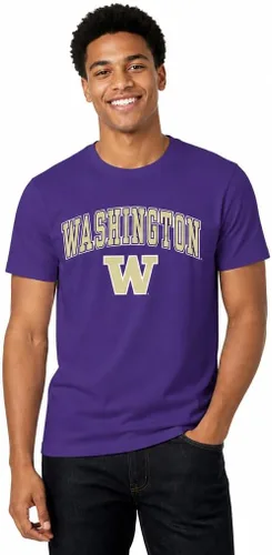Vista 65 de Campus Colors NCAA - Camiseta de algodón para adulto, unisex, para el día del juego Azul marino