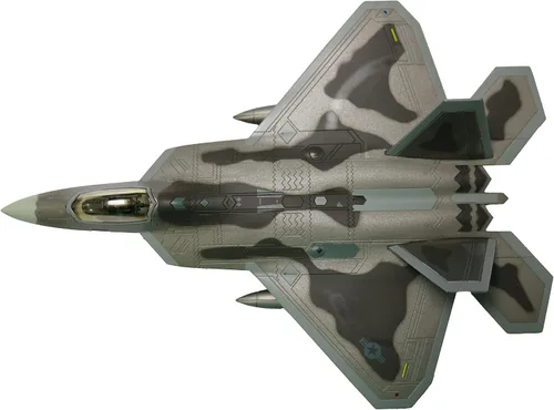 Vista 3 de USAF F-22 Raptor 1/100 Modelo de aeronave fundida a presión (Modo Basta)