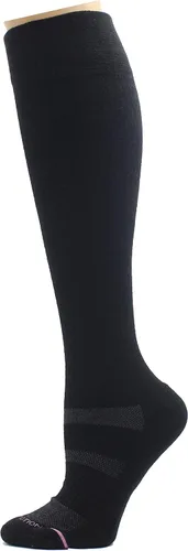 Vista 2 de Dr. Motion Calcetines deportivos graduados de compresión para mujer, 3 pares con hilo absorbente Sorbtek