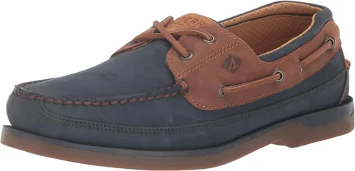 Vista 8 de Sperry Mako - Zapato náutico de piel con 2 ojales para hombre Amaretto