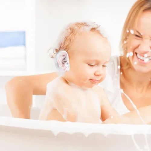 Vista 8 de LALAFINA Gorro de ducha, 206 unidades, cubiertas profesionales de silicona para teñir el cabello, protectores de oídos, cubiertas para los oídos