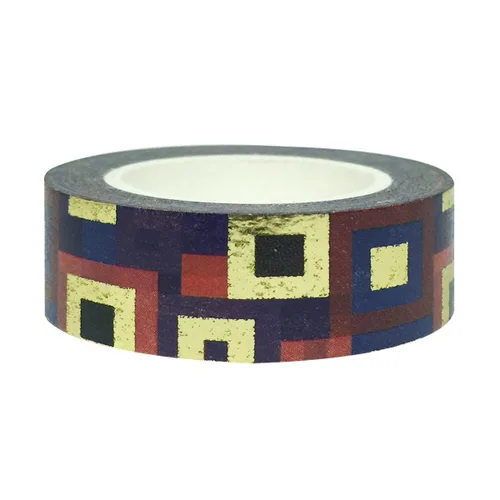 Vista 40 de Wrapables Cinta adhesiva Washi de patrones coloridos, bocetos de corazón