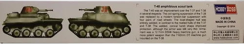 Vista 3 de Hobby Boss Kit de construcción de tanque ligero T-40 ruso