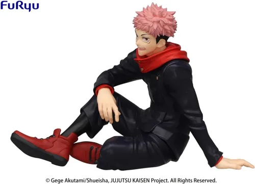 Vista 4 de Furyu Jujutsu Kaisen: Figura de parada de fideos de Yuji Itadori, multicolor
