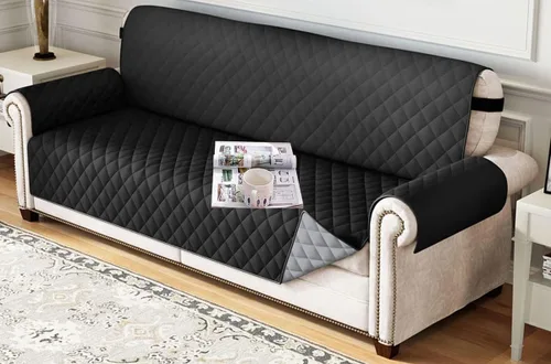 Vista 6 de Fundas de asiento de sofá de 1, 2, 3, 4 plazas, funda impermeable para silla reclinable, funda de cojín antideslizante para sofá, funda protectora