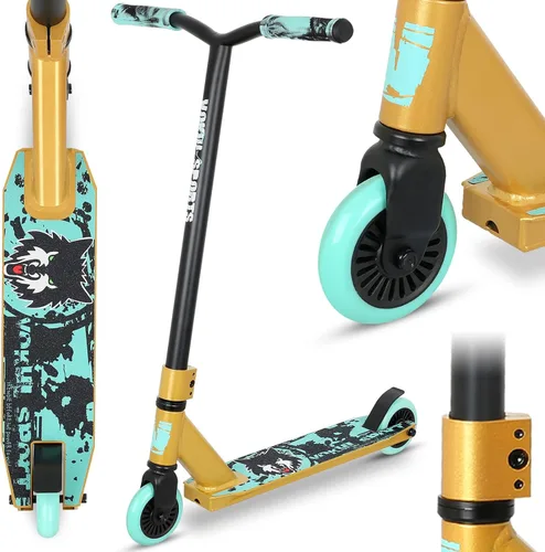 Vista 8 de Pro Scooter - Trick Scooters Entry Level Stunt Scooter for Kids Ages 6-12 Years and Up, Lightweight Complete BMX Freestyle Scooter for Beginners