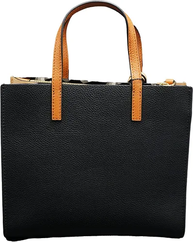 Vista 6 de Marc Jacobs M0016132 - Mini bolsa de mano con bloques de color para mujer, Almendra ahumada