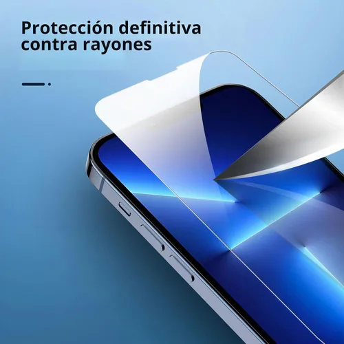 Vista 5 de NEW'C - Paquete de 4, 2 vidrios templados para iPhone 13 Pro Max y 2