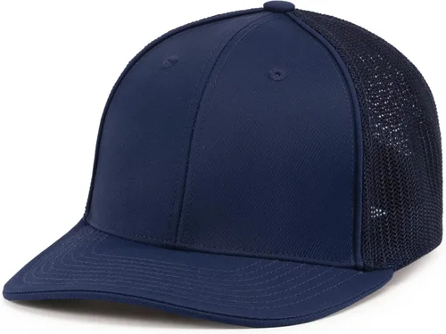 Vista 9 de Pacific Headwear Gorra unisex Pacific Headwear Trucker Flexfit® para adultos Grafito/Negro/Negro