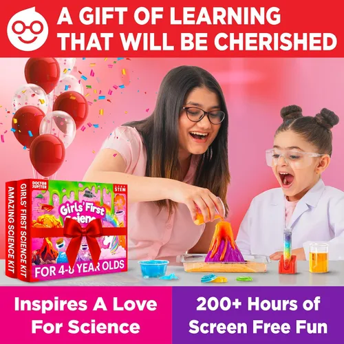 Vista 7 de Doctor Jupiter Set de Regalo Científico Primero para Niñas de 4+ Set de Kit Científico Primero para Niñas y Kit Científico Increíble Ideas