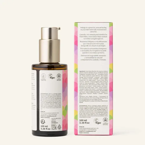 Vista 3 de KHADI ROSE LOVE Aceite corporal regenerador ayurvédico - Aceite de belleza de lujo - Mimos y regenerador - 100% a base de plantas y natural -3.38