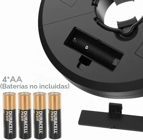 Vista 5 de Forlivese - Lámpara para sombrilla con 3 modos de brillo, inalámbrica, 28 luces LED a 200 lúmenes, alimentación de 4 pilas AA, luz de poste