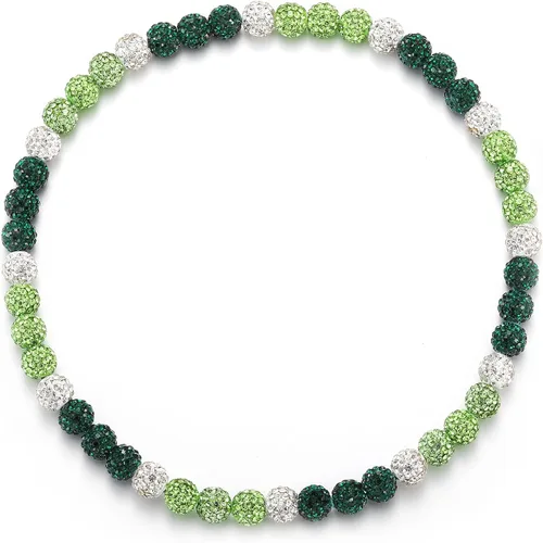 Vista 26 de Collar de Cadena de Béisbol con Perlas para Hombres, Regalos de Collar de Béisbol de la Colección Bling Ice para Niños, Collar de Accesorios