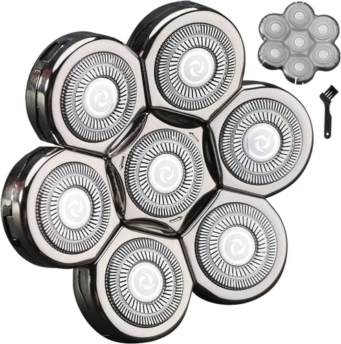 Vista 10 de Cabezas de Reemplazo para Afeitadora Eléctrica de 5 Cuchillas Universal para Navaja (5D Negro)