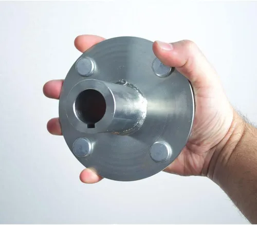 Vista 6 de AlveyTech Buje de eje vivo para Go-Kart de 4" x 4" con reductor de 1" a 3/4" - Eje ranurado de 1/4", Rueda trasera delantera de 8 pulgadas, kit