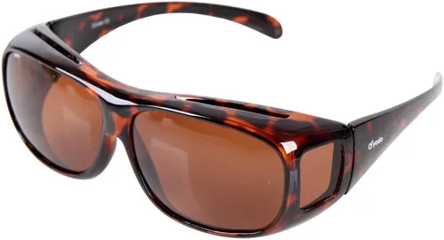 Vista 11 de yodo Gafas de sol que se ajustan sobre gafas con lentes polarizadas para hombres y mujeres Negro