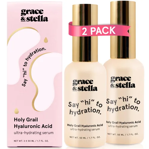 Vista 11 de grace & stella Suero de ácido hialurónico galardonado (0.3 fl oz/0.34 fl oz) Suero de ácido hialurónico para la cara - Sueros faciales de ácido