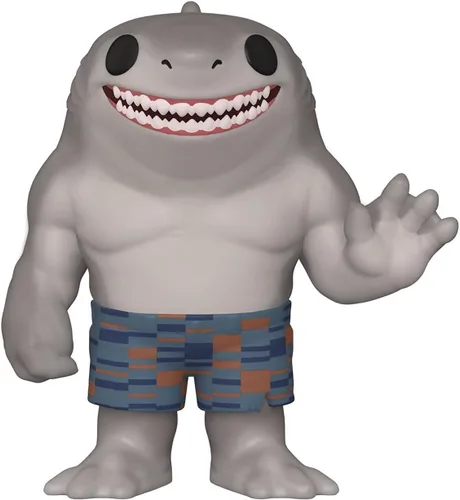Vista 7 de POP Suicide Squad - Figura de vinilo King Shark [Nanaue] Funko Pop! (Con funda protectora de caja compatible), multicolor, 3.75 pulgadas
