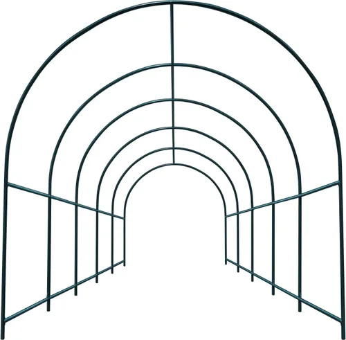 Vista 16 de YardGrow Greenhouse Frames for Larger Hot Garden House Support Arch Frame Climbing Plants/Flowers/Vegetables Outdoor (8.2x7x7.2 FT)