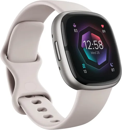 Vista 10 de Fitbit Sense 2 reloj inteligente avanzado de salud y fitness con herramientas para manejar el estrés y el sueño, aplicación ECG, SpO2, frecuencia